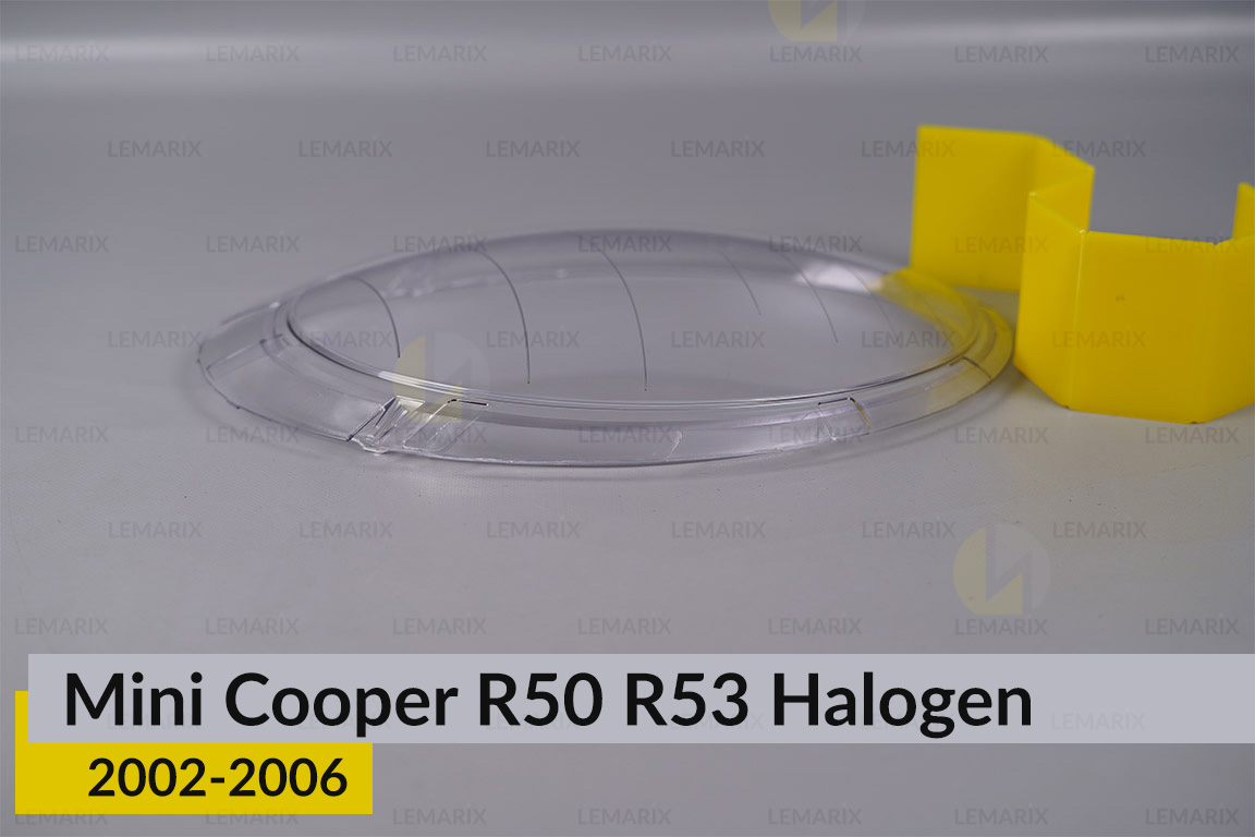 Скло фари Mini Cooper R50 R53 Halogen (2002-2006) ліве