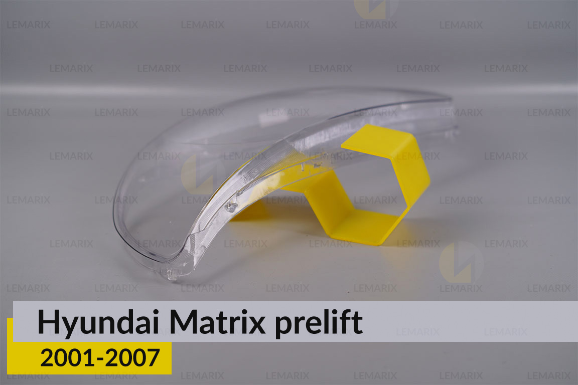 Скло фари Hyundai Matrix (2001-2007) дорест ліве