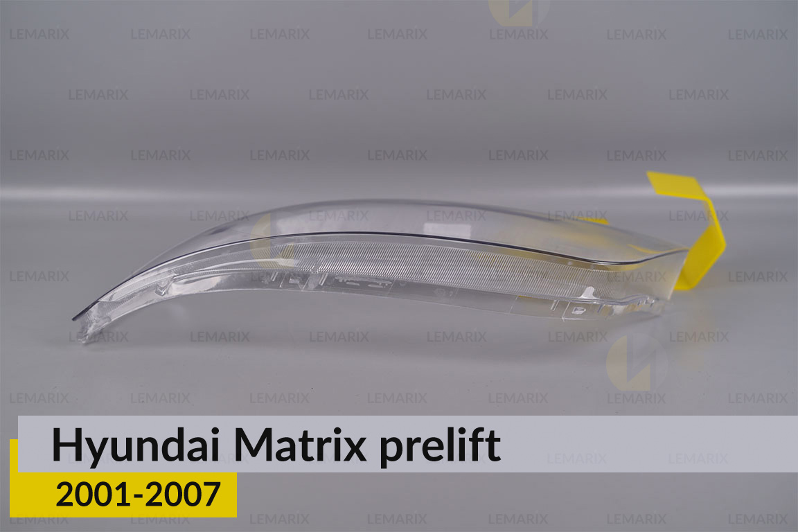 Скло фари Hyundai Matrix (2001-2007) дорест ліве