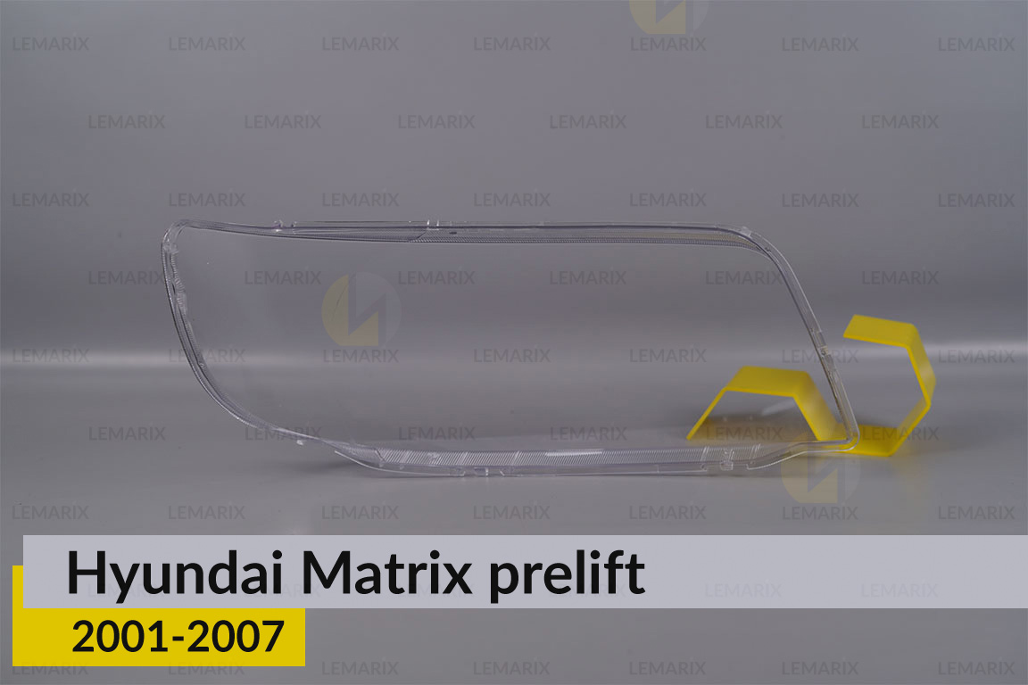 Скло фари Hyundai Matrix (2001-2007) дорест ліве
