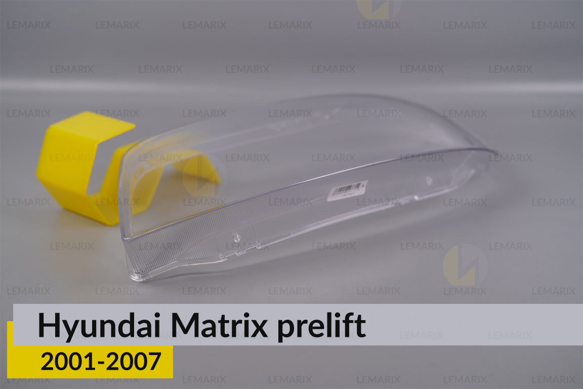 Скло фари Hyundai Matrix (2001-2007) дорест ліве