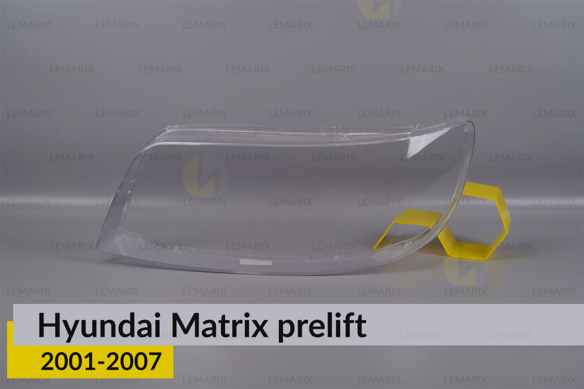 Скло фари Hyundai Matrix (2001-2007) дорест ліве