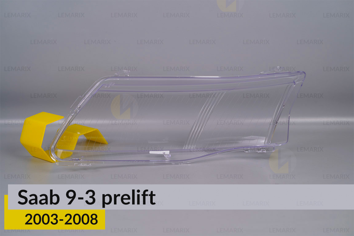 Скло фари Saab 9-3 (2003-2008) дорест праве