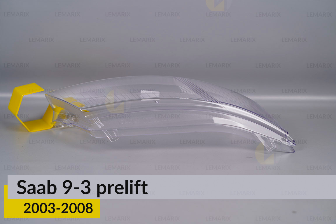 Скло фари Saab 9-3 (2003-2008) дорест праве