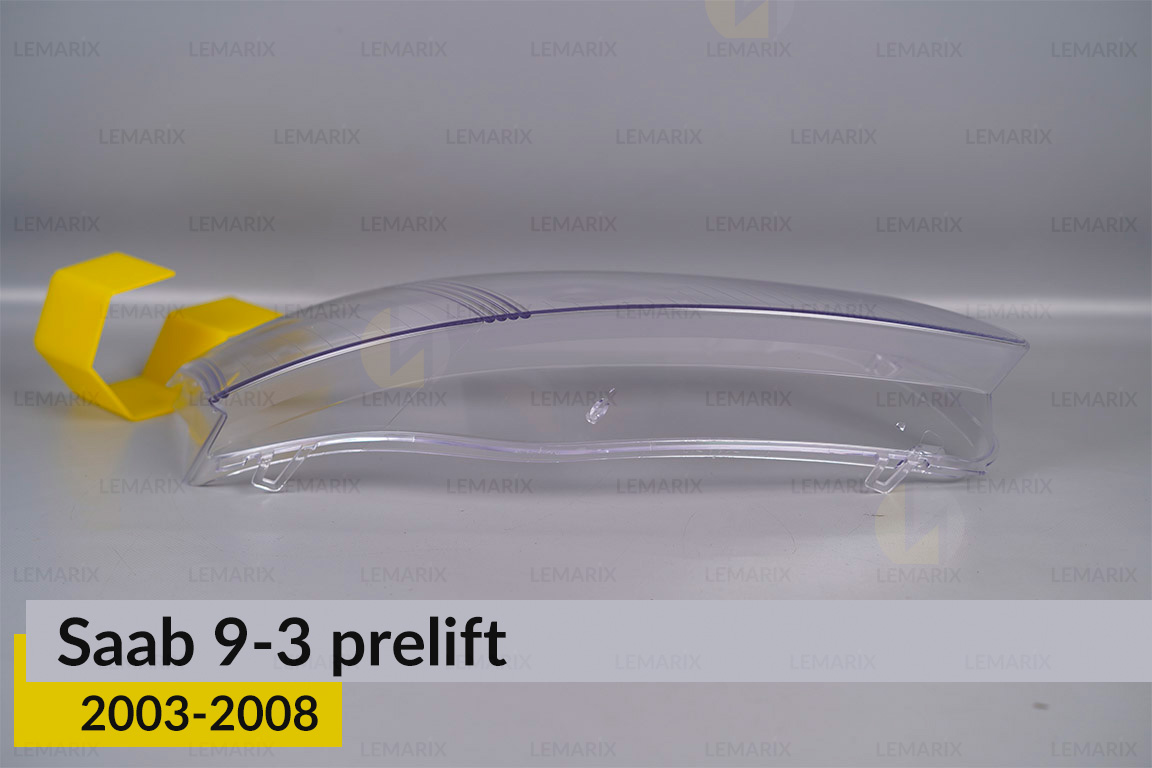 Скло фари Saab 9-3 (2003-2008) дорест праве