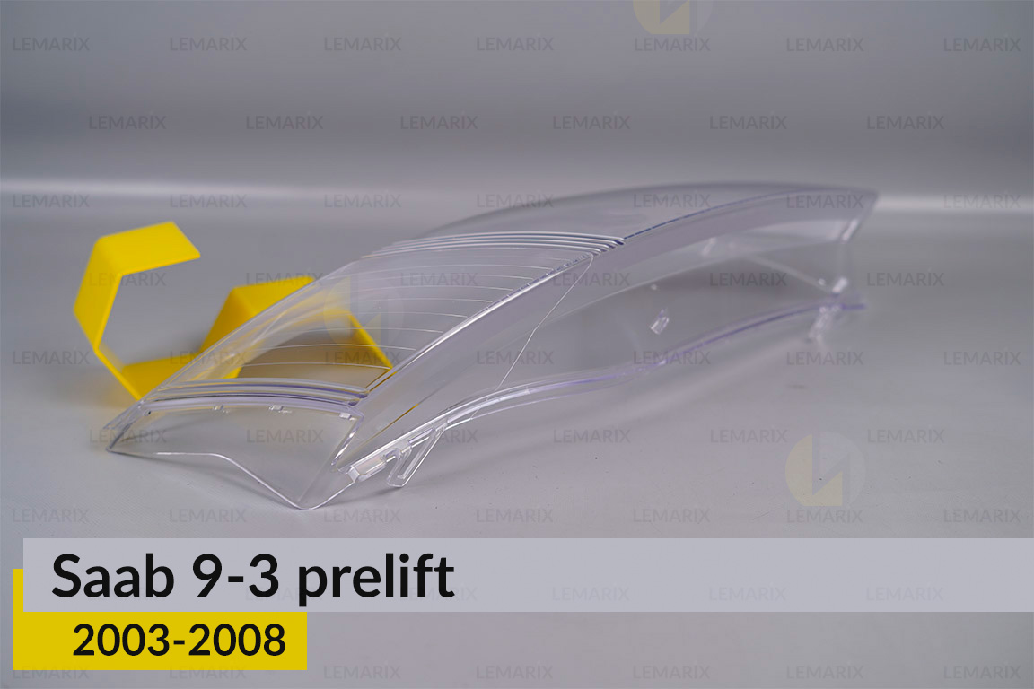 Скло фари Saab 9-3 (2003-2008) дорест праве