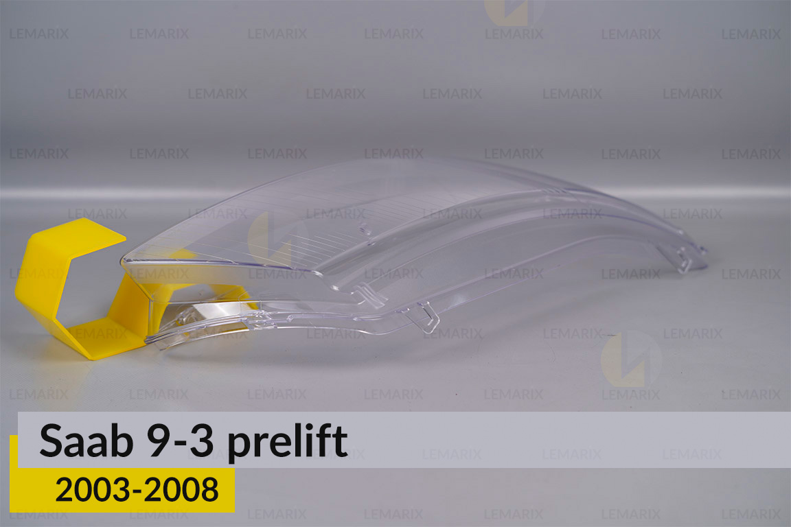 Скло фари Saab 9-3 (2003-2008) дорест праве