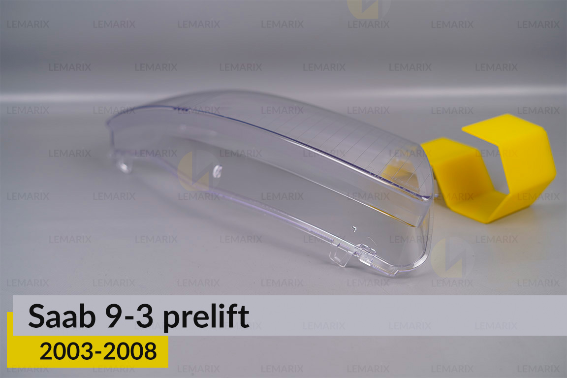 Скло фари Saab 9-3 (2003-2008) дорест праве
