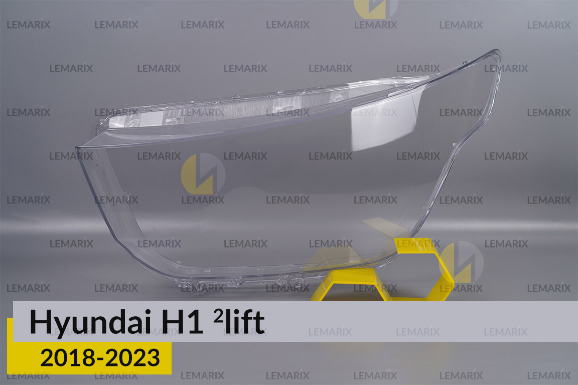 Скло фари Hyundai H1 (2018-2023) 2 рест ліве