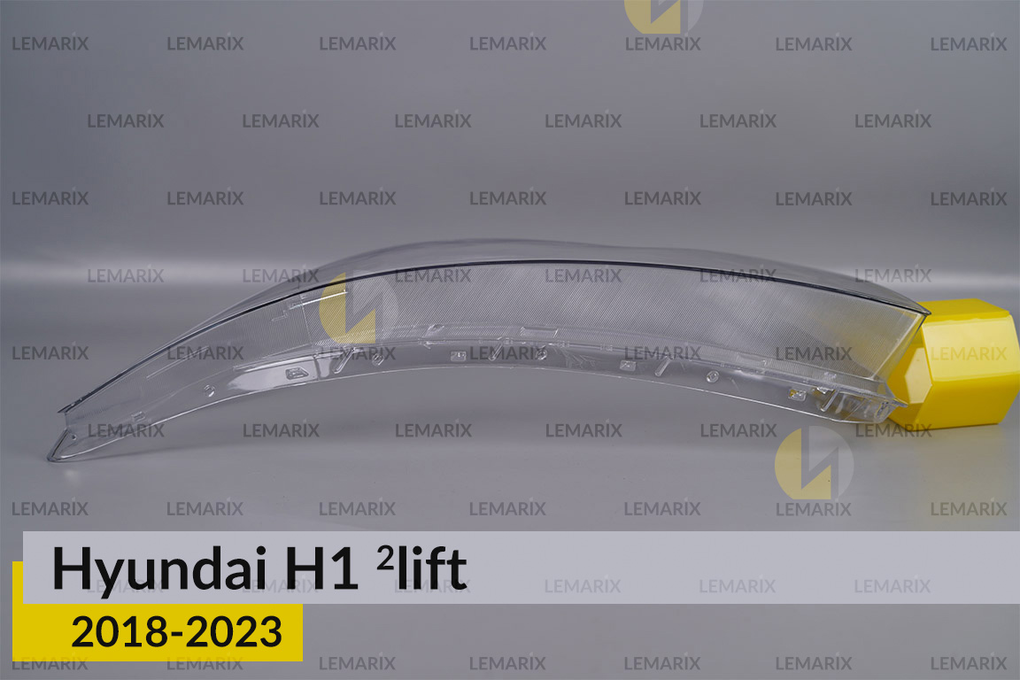 Скло фари Hyundai H1 (2018-2023) 2 рест ліве