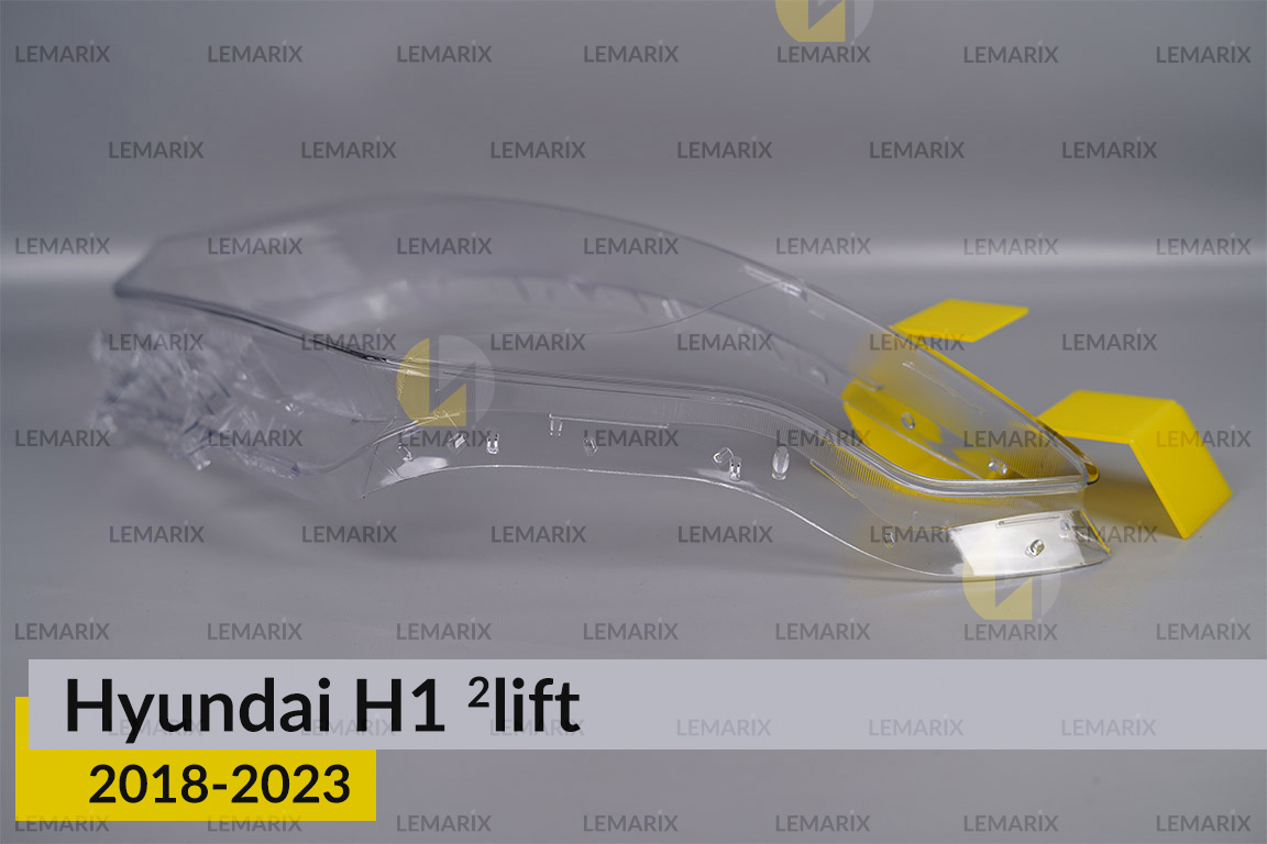 Скло фари Hyundai H1 (2018-2023) 2 рест ліве