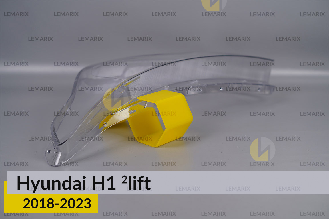Скло фари Hyundai H1 (2018-2023) 2 рест ліве