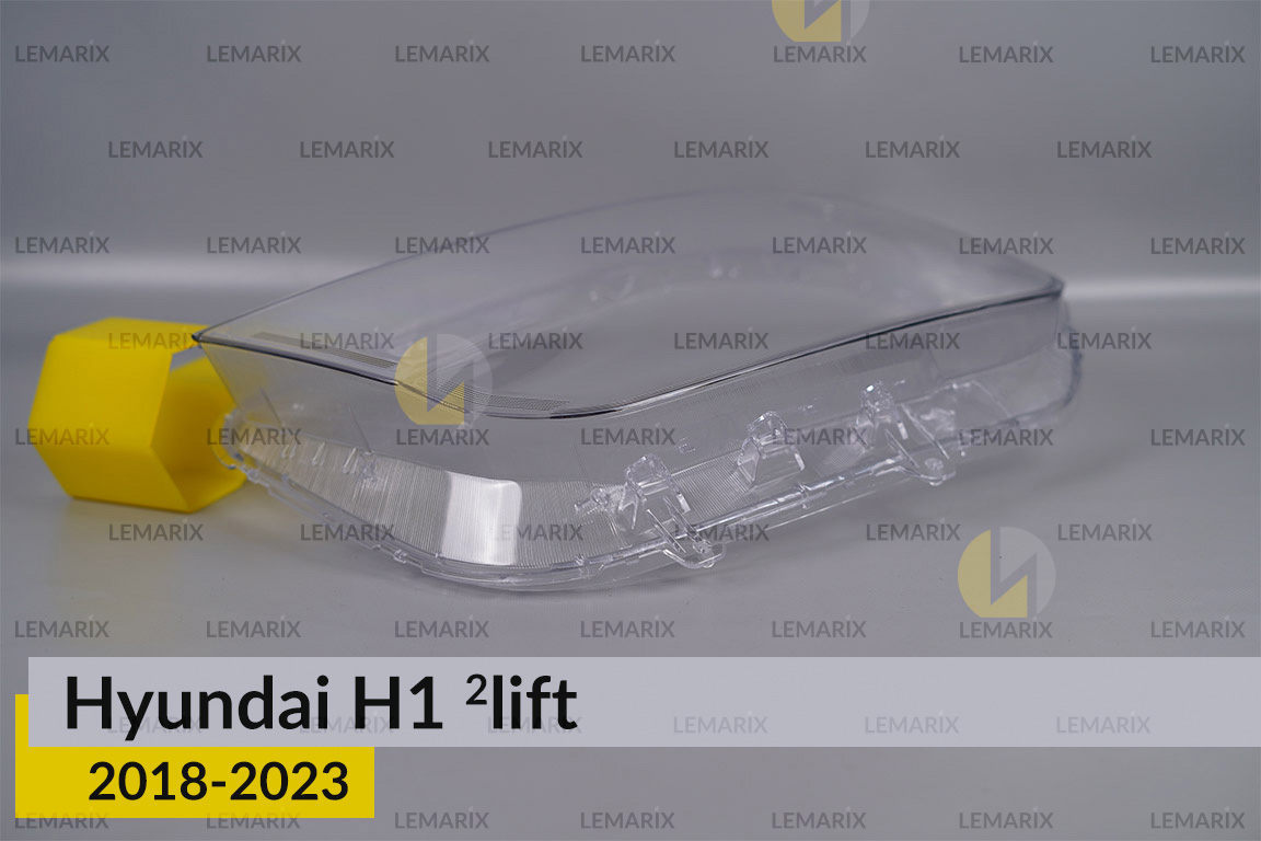 Скло фари Hyundai H1 (2018-2023) 2 рест ліве