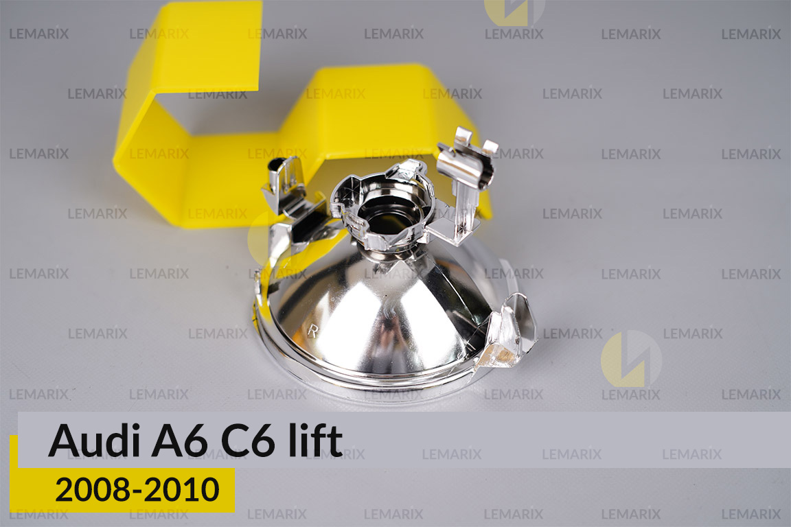 Хромований відбивач Audi A6 C6 (2008-2010) рест правий