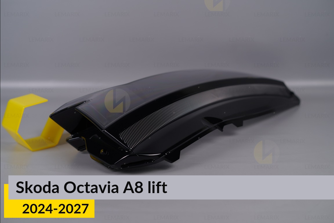 Скло фари Skoda Octavia A8 (2024-2027) рест праве