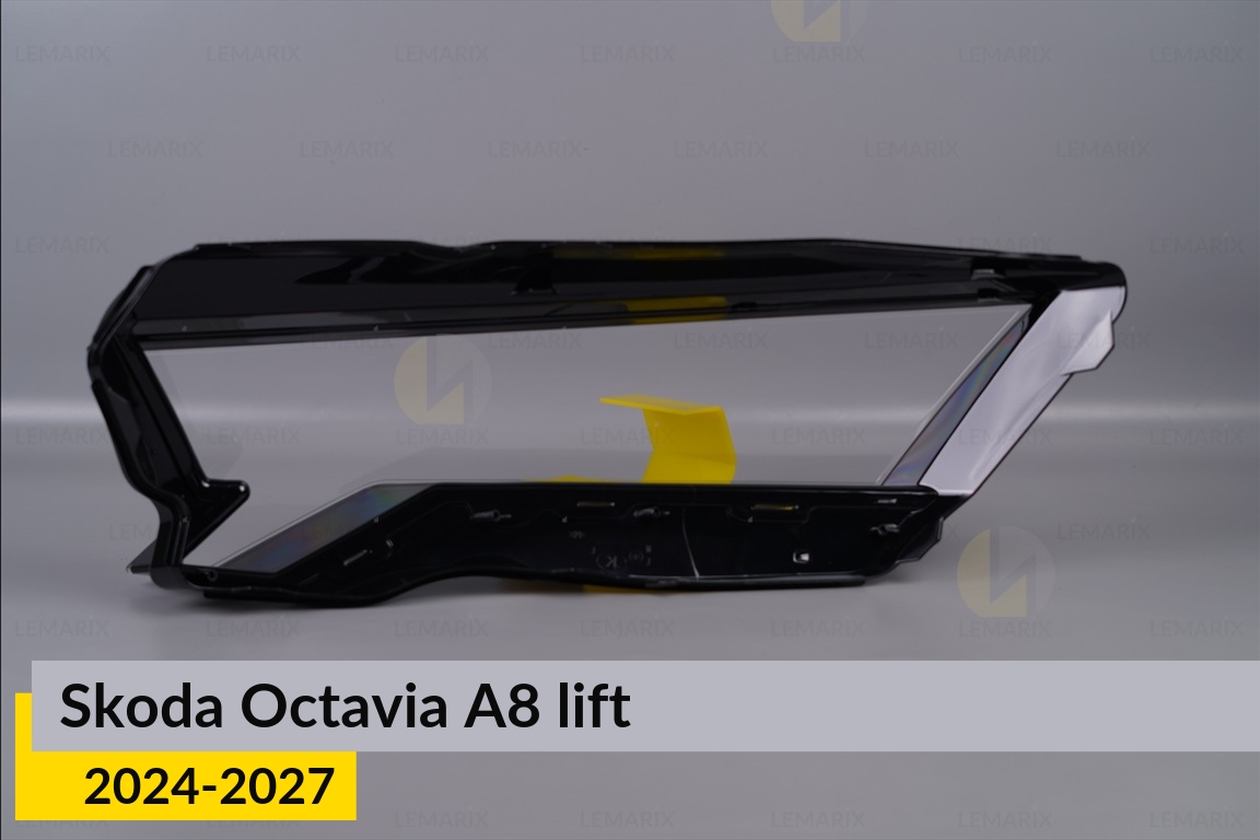 Скло фари Skoda Octavia A8 (2024-2027) рест праве