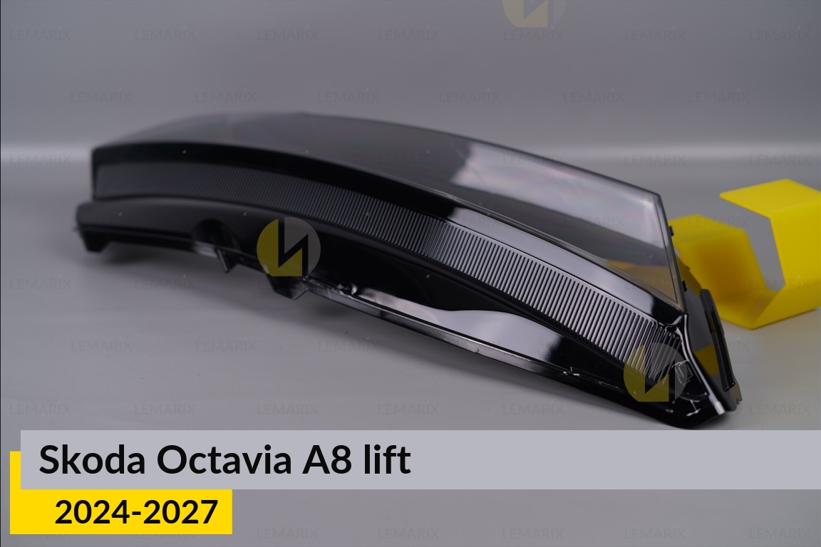 Скло фари Skoda Octavia A8 (2024-2027) рест праве