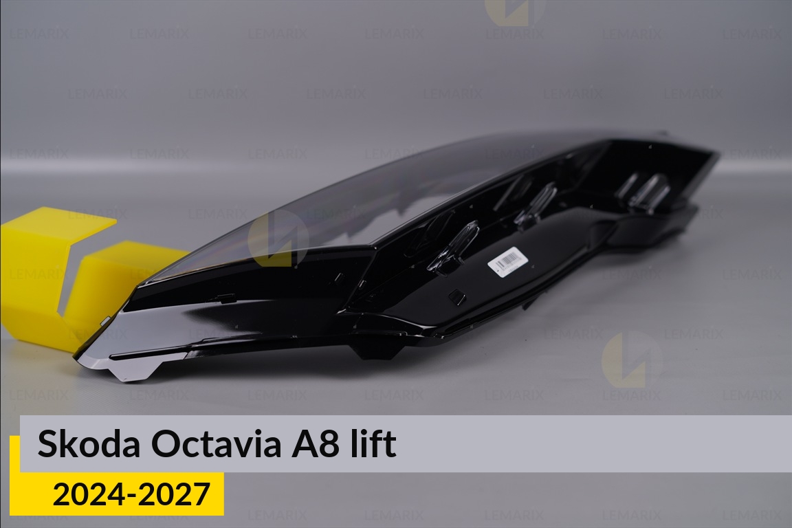Скло фари Skoda Octavia A8 (2024-2027) рест праве