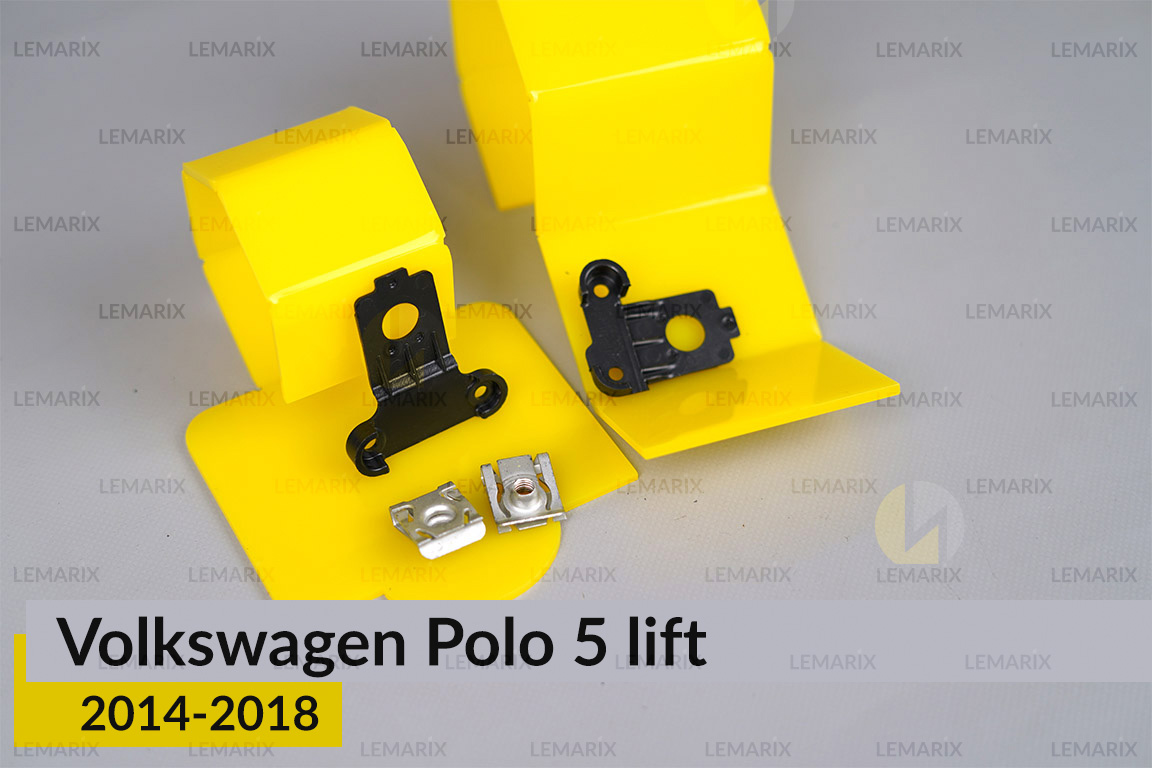 Ремкомплект кріплення корпуса фар VW Volkswagen Polo 5 (2014-2018) рест правий – 2 од.