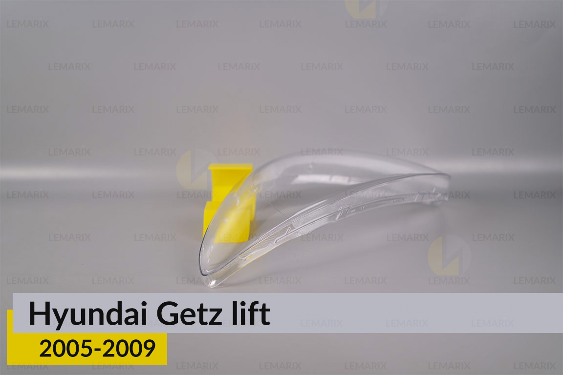 Скло фари Hyundai Getz (2005-2009) рест ліве