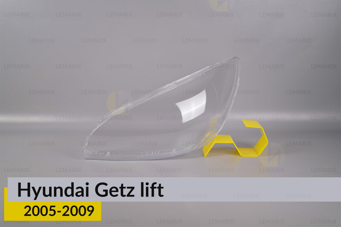 Скло фари Hyundai Getz (2005-2009) рест ліве