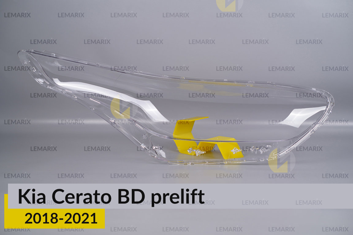 Скло фари Kia Cerato BD (2018-2021) дорест ліве
