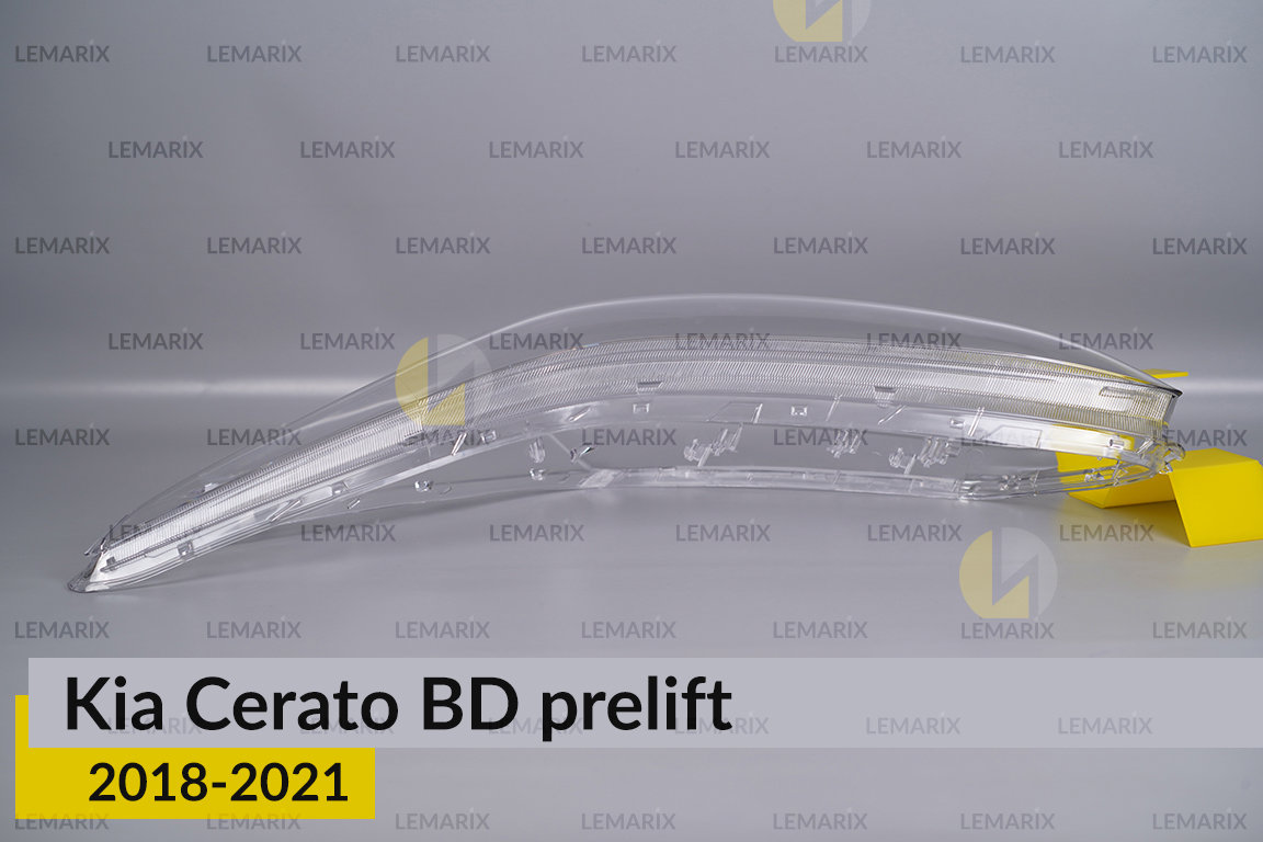 Скло фари Kia Cerato BD (2018-2021) дорест ліве