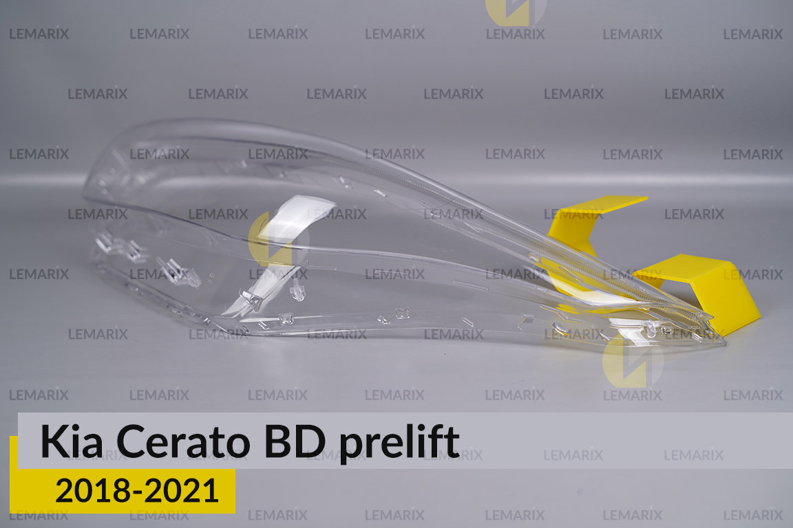 Скло фари Kia Cerato BD (2018-2021) дорест ліве