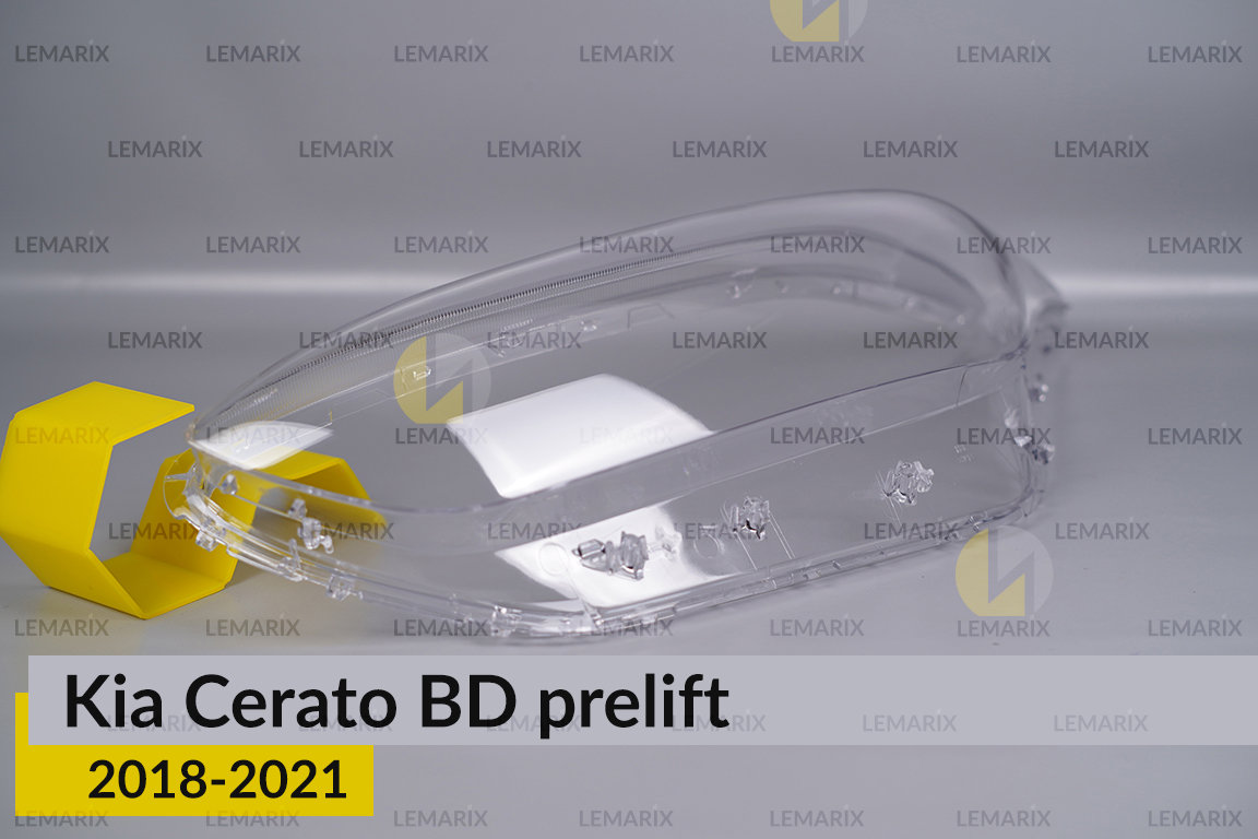 Скло фари Kia Cerato BD (2018-2021) дорест ліве