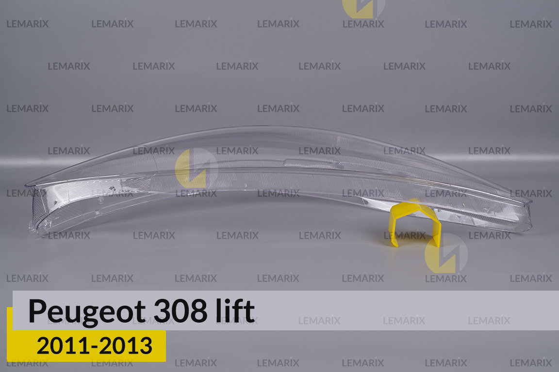 Скло фари Peugeot 308 Sedan (2011-2013) рест праве
