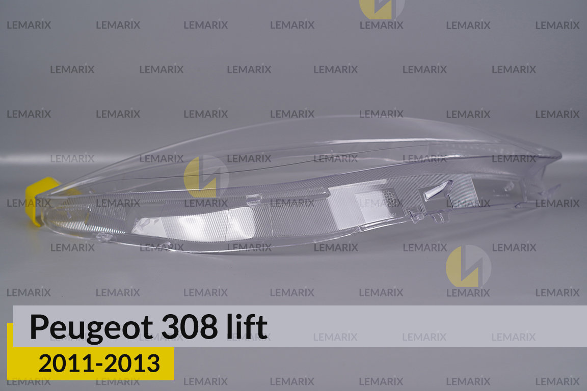 Скло фари Peugeot 308 Sedan (2011-2013) рест праве