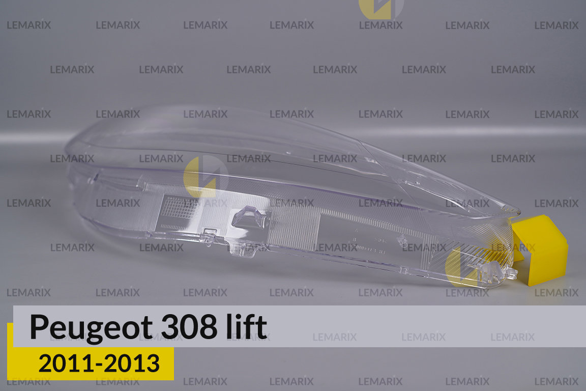 Скло фари Peugeot 308 Sedan (2011-2013) рест праве