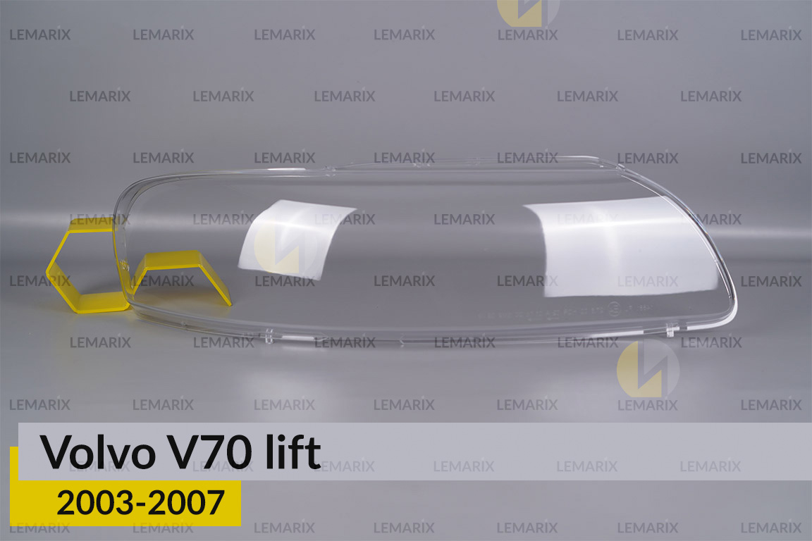 Скло фари Volvo V70 (2003-2007) рест праве