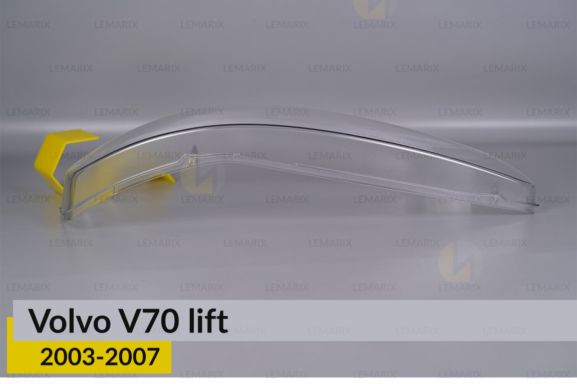 Скло фари Volvo V70 (2003-2007) рест праве