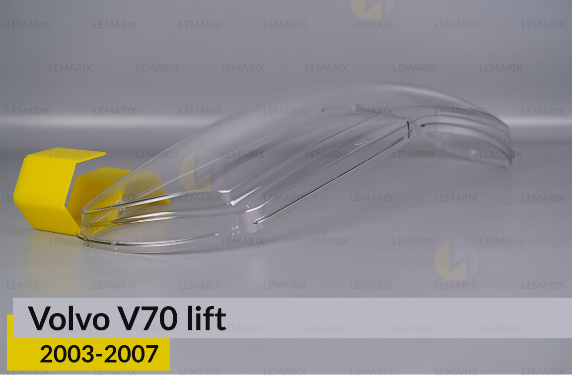 Скло фари Volvo V70 (2003-2007) рест праве