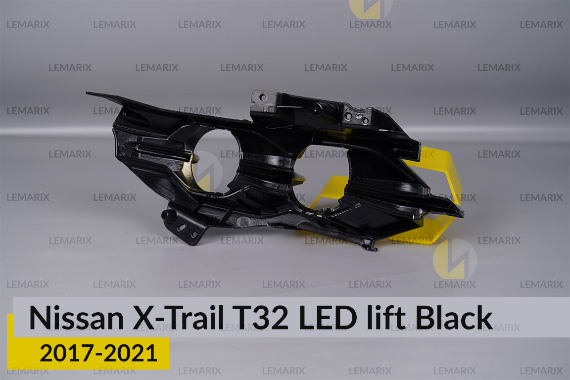 Декоративна маска внутрішня Nissan X-Trail T32 LED Black (2017-2021) рест ліва