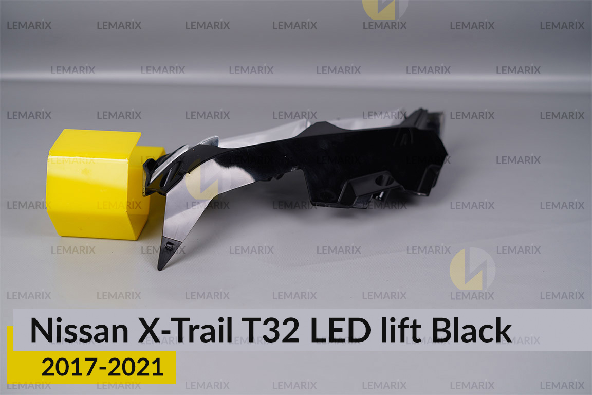 Декоративна маска внутрішня Nissan X-Trail T32 LED Black (2017-2021) рест ліва