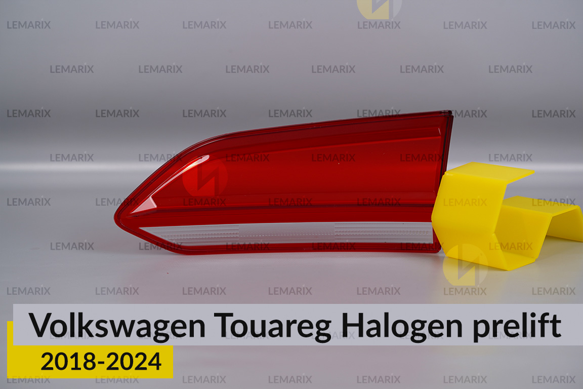 Скло заднього ліхтаря внутрішнє в кришці багажника VW Volkswagen Touareg Halogen (2018-2024) дорест ліве