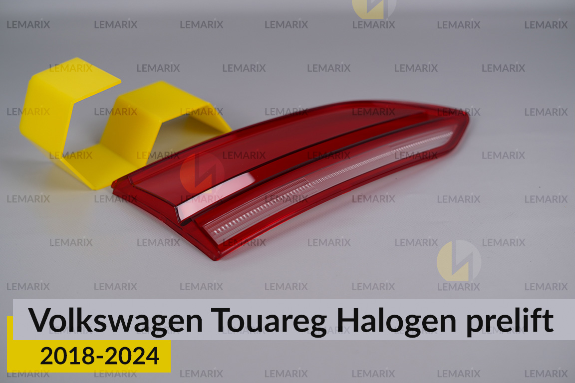 Скло заднього ліхтаря внутрішнє в кришці багажника VW Volkswagen Touareg Halogen (2018-2024) дорест ліве