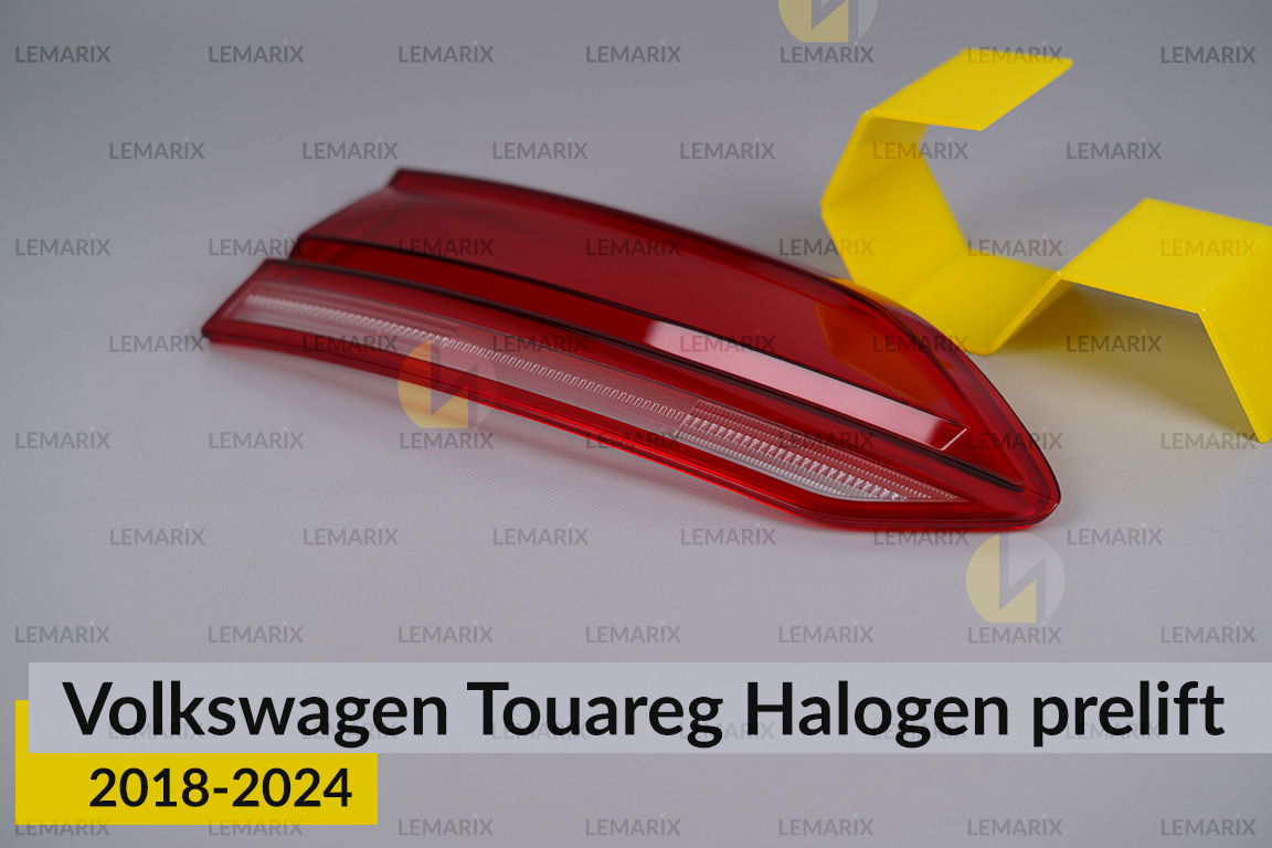 Скло заднього ліхтаря внутрішнє в кришці багажника VW Volkswagen Touareg Halogen (2018-2024) дорест ліве