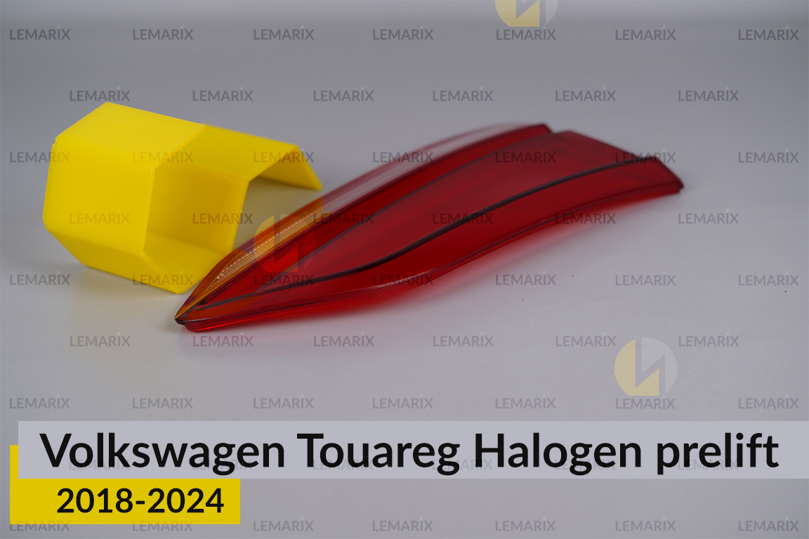 Скло заднього ліхтаря внутрішнє в кришці багажника VW Volkswagen Touareg Halogen (2018-2024) дорест ліве