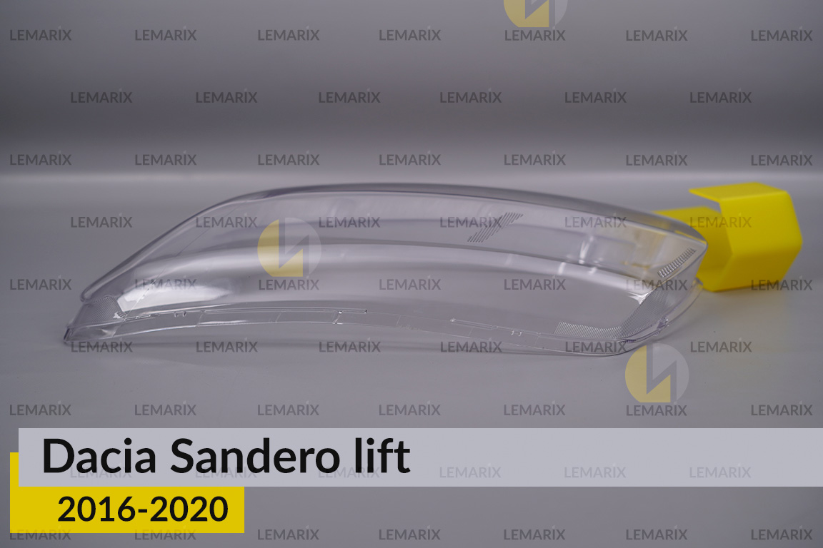 Скло фари Dacia Sandero (2016-2020) рест ліве
