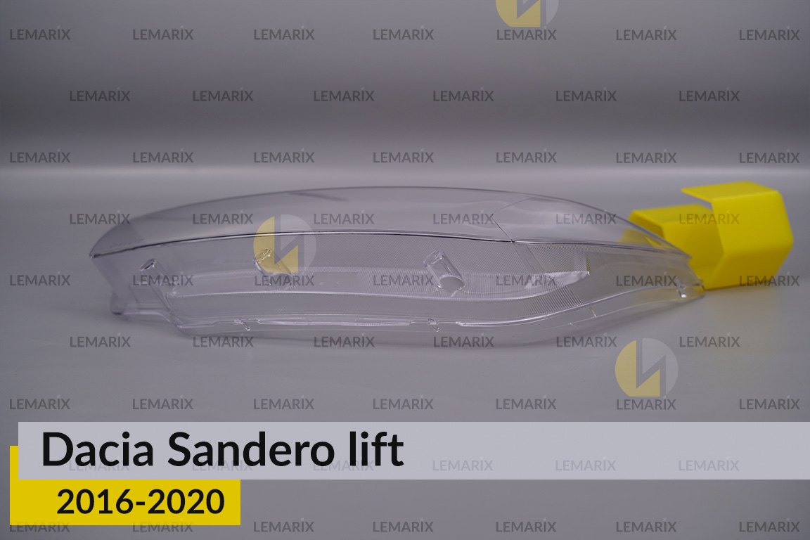 Скло фари Dacia Sandero (2016-2020) рест ліве