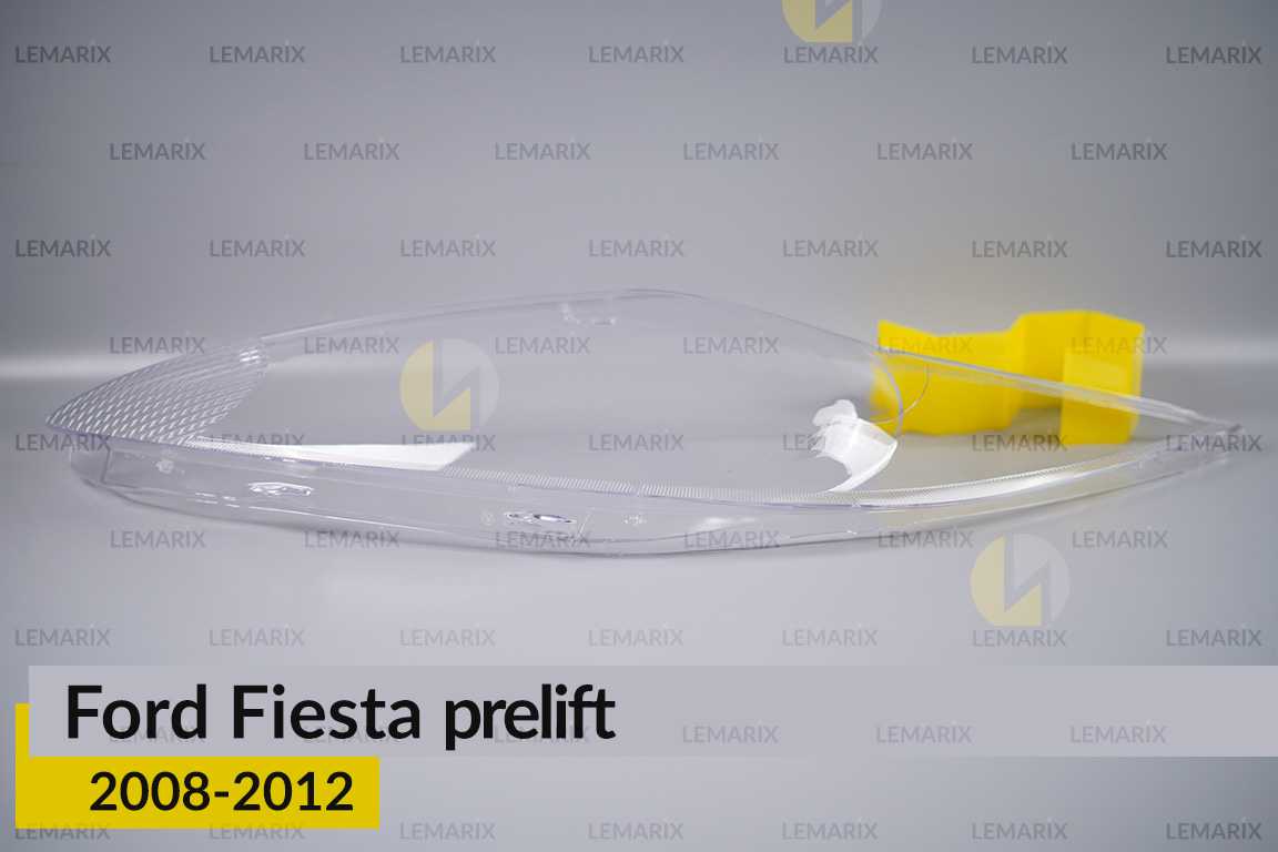 Скло фари Ford Fiesta (2008-2012) дорест ліве