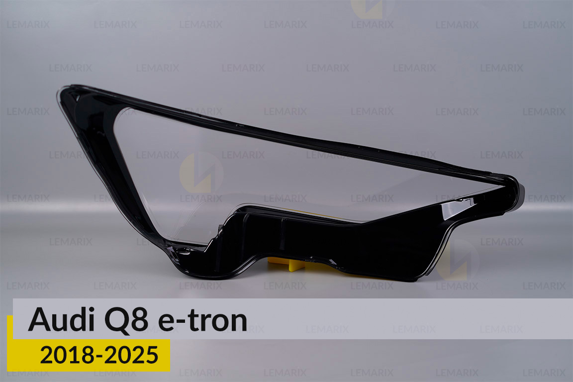Скло фари Audi Q8 e-tron (2018-2025) ліве