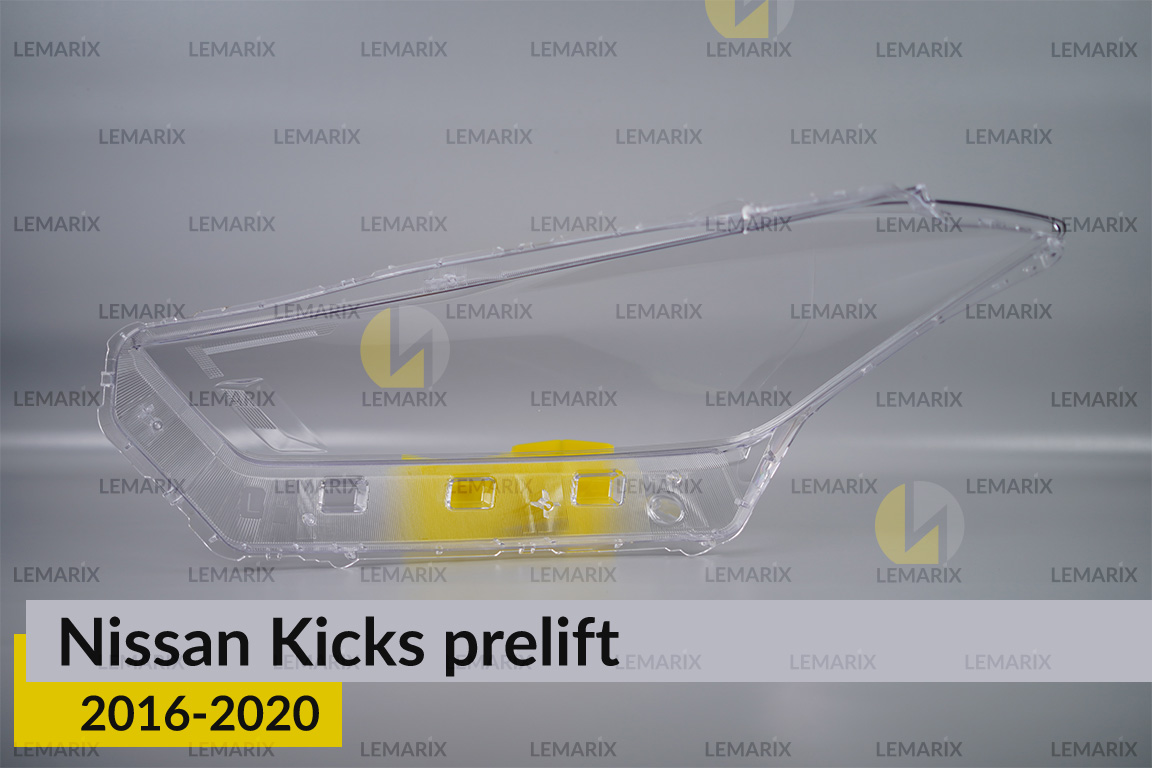 Скло фари Nissan Kicks (2016-2020) дорест праве