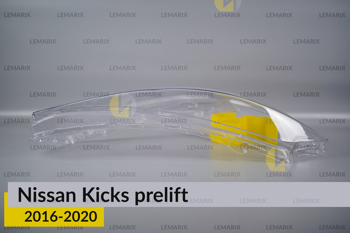 Скло фари Nissan Kicks (2016-2020) дорест праве