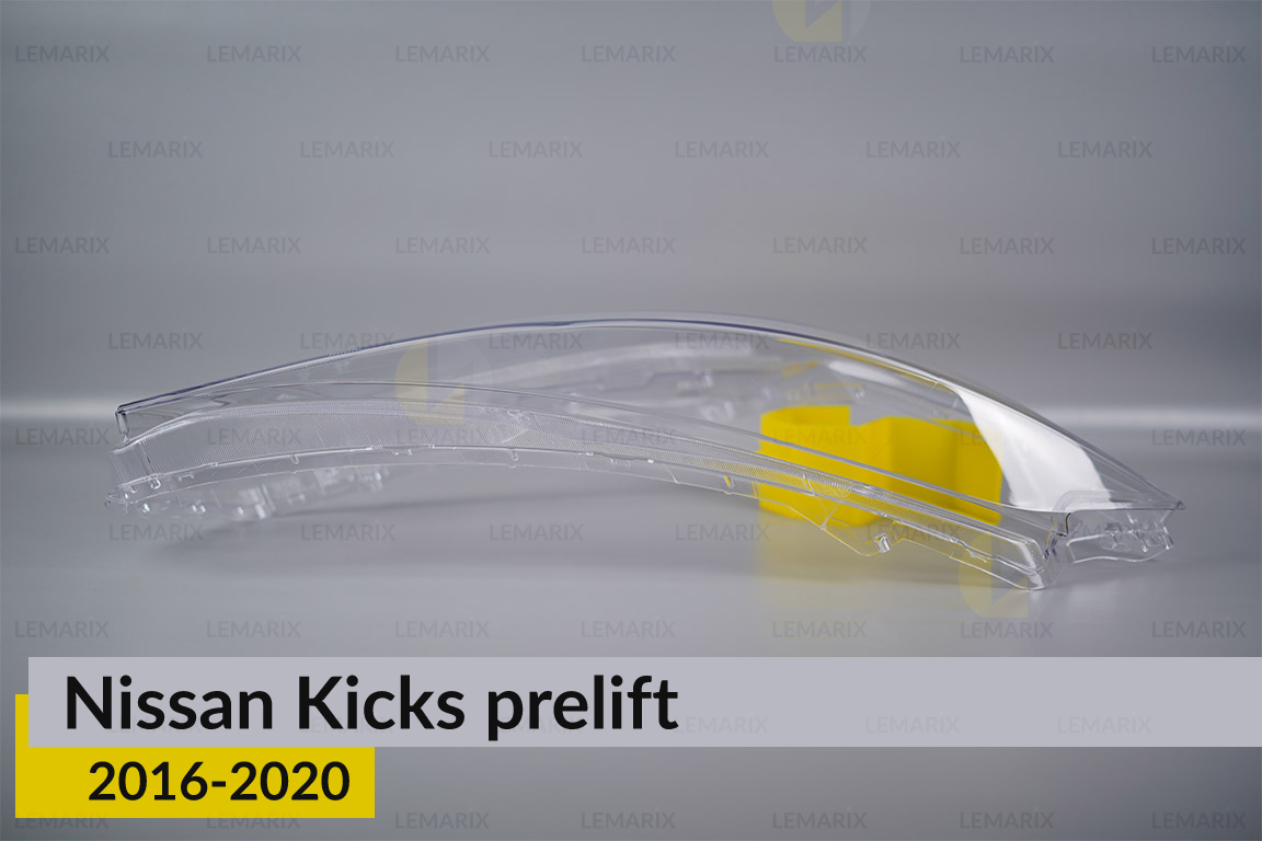 Скло фари Nissan Kicks (2016-2020) дорест праве