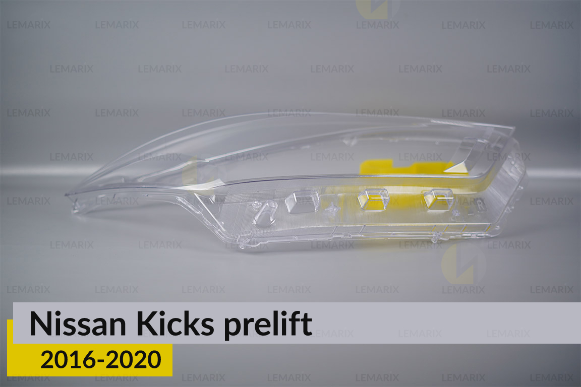 Скло фари Nissan Kicks (2016-2020) дорест праве