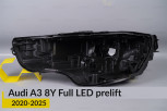 Корпус фари Audi A3 8Y Full LED (2020-2025) дорест лівий